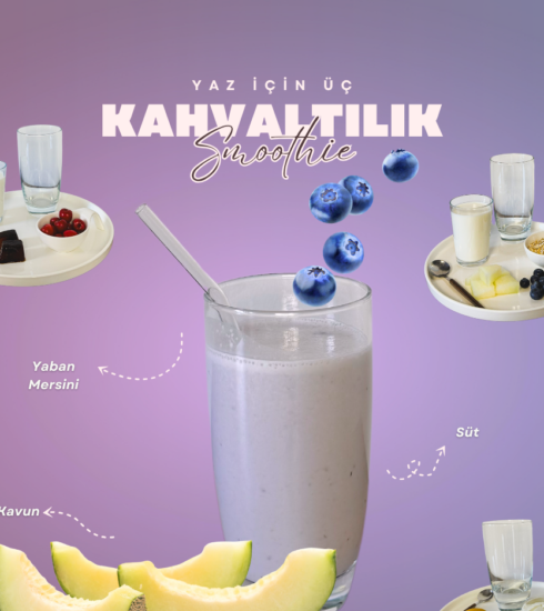 Yaz Kahvaltılıkları için 3 Smoothie Tarifi